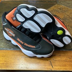 Custom Harley Davidson Basketball Shoes